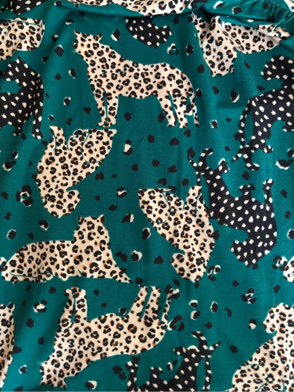 Comfort Code by Cuddl Duds Leopard Print 2-Piece Pajama Lounge Set S Coastal - Picture 5 of 15